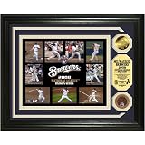 MLB MIL Milwaukee Brewers N.L. Wild Card Celebration 24KT Gold and Infield Dirt Coin Photo Mint