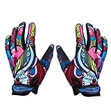 Men's Sports Gloves Mountain Bike Gloves Full Finger Bicycle Gloves Winter---M