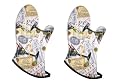 Now Designs Basic Oven Mitts, Martini, Set of 2