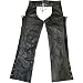 Trip Pants - Power-Trip Power Chaps Men's Leather Cruiser Motorcycle Pants - Color: Black, Size: Large