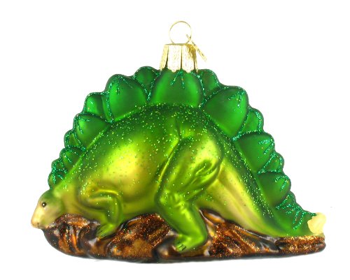 Old World Christmas Stegosaurus Glass Ornament Old World Christmas Stegosaurus Glass Ornament