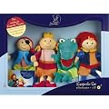Sterntaler 36086- Kasperle-Set 2011 - 4 Handspielpuppen mit F�ssen + 1 CD, Box zum Umbauen