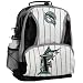 Florida Marlins Youth White Pinstripe Embroidered Team Logo Backpack