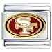 Nfl San Francisco 49ers Football Licensed Sports Italian Charms Bracelet Link