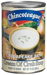 Chincoteague Seafood Cream Of Crab Soup, 15-Ounce Cans (Pack of 12)