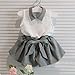 FEITONG Girls Sleeveless T-shirt Shorts Set Clothes Suit