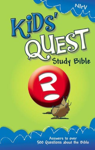 NIrV, Kids' Quest Study Bible, Hardcover: Real Questions, Real Answers (New International Readers Version), by Zondervan