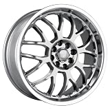 Akita Racing AK6 460 Hyper Silver Wheel with Machined Lip (17x7 10x112mm) by Akita Racing