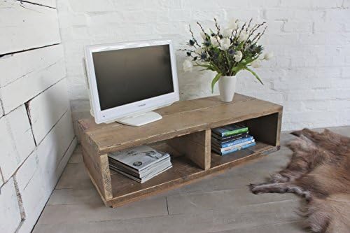 Skipton Upcycled Re-purposed Scaffolding Board Media Unit or Coffee Table - Bespoke Industrial Urban Furniture by www.urbangrain.co.uk