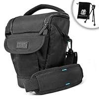 USA Gear dSLR ZOOM Holster for Nikon D7000 / D5000 / D3100 / D3000 / D700 / D300S / D300 / D90 / D80 / D70 / D60 / D50 / D40 / D40x Digital SLR Cameras ** Includes Acessory Bag and Mini Tripod