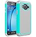 Galaxy J3 2016 Case,Galaxy J3V Case,Galaxy J3 6 Case,Galaxy Amp/Express Prime Case,Galaxy Sky/Sol Case,Asmart Shockproof Dual Layer Protective Cover Phone Case for Samsung Galaxy J3 V 2016 (Mint)