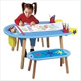 ALEX Toys Creativity Center Activity Kids' Table and Bench Set