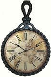Rikki KnightTM World Clock Iron Trivet with Handle - Wall Hanging & Counter Protection Workspace Saver - Ideal Gift for all Occassions