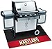 FANMATS 12124 Maryland Terrapins Vinyl Grill Mat - 26in. x 42in. - Deck Patio Protective Mat | Oil, flame, and UV resistant