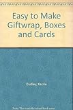Easy to make giftwrap, boxes & cards