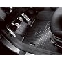 MINI Cooper Black Rubber All Season All Weather Floor Mats - fit Cooper, Clubman and Convertible models - years 2007 2008 2009 and 2010 - set of 2 front mats