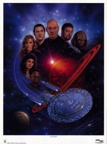 Star Trek: The Next Generation Poster TV B 11x17 Patrick Stewart Jonathan Frakes LeVar Burton