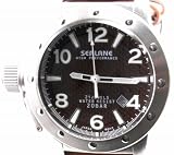 SEALANE (シーレーン) 腕時計 20BAR オートマチック 本革 SE27-LBR メンズの画像
