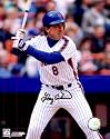 Gary Carter autographed Mets 8x10 photo