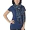 Merona&reg; Floral Wrap - Blue
