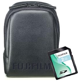 Fujifilm Camera Case For A, J, Z Series Cameras With 2GB SD Card