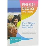 Ryman Photo Gloss Inkjet Paper PK100 180g