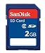 SanDisk SDSDB-002G-AFFP 2 GB SD Flash Memory Card
