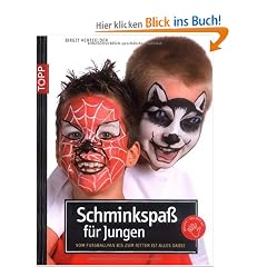 Schminkspa� f�r Jungs: Vom Fu�ballfan bis zum Ritter ist alles dabei
