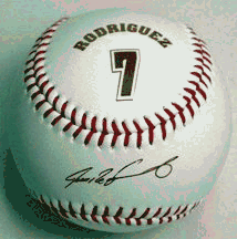 Ivan Rodriguez Autographed Baseball