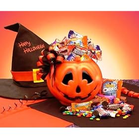 Trick or Treat Halloween Pumpkin Gift Basket