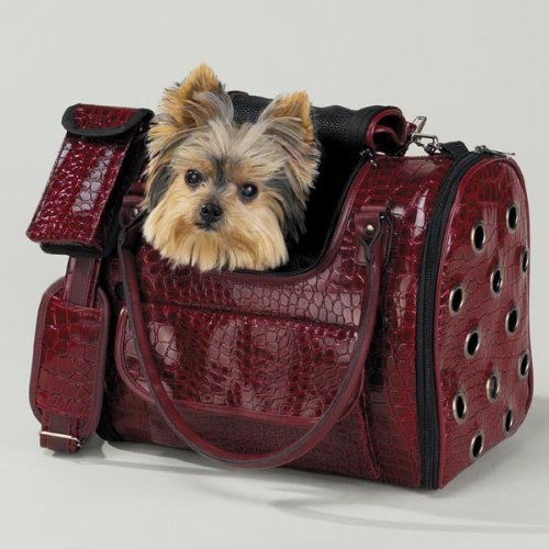 SMALL - CRANBERRY - East Side Collection Croc Carriers - Airline Approved