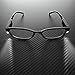 Hand-free Touch Switch Super Bright LED Lighted Up Bedroom Clamping Book Map Reading Glasses +2.00