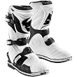 Thor MX Quadrant Youth Dirt Bike Motorcycle Boots w/ Free B&F Heart Sticker Bundle - White