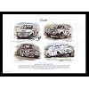 Sporting Ford Rally Escort  Mk1 Cars - RS1600 - Art Print