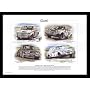 Sporting Ford Rally Escort  Mk1 Cars - RS1600 - Art Print