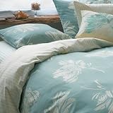 Mallory Twin Duvet Set in Aqua