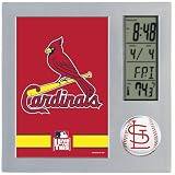 MLB St. Louis Cardinals Digital Desk Clock