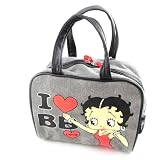 Produkt-Bild: 'french touch' tasche "Betty Boop" grau rot.