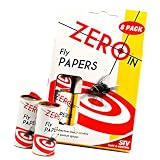Zeroin Fly Papers 8 Pack