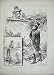 1893 April Fools Man Woman Country Wall Antique Print