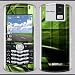 Blackberry 8100 Pearl green abstract Skin 31020