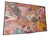 Vintage Sari Tapestry Indian Wall Hanging Tapue Pink Wall Throw 60"x40"