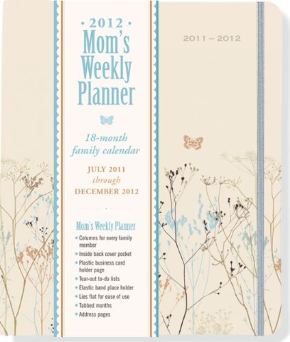 2012 Butterflies Moms Weekly Planner