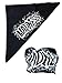 UFC Madness Colored Bandana for Macho Man Costume-Shattered Black