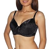 Womens Body Form Sexy Perfectly Fit Padded Underwired Soft Cup Bra / Underwear - Black (Size: US:40C UK:40D EU:90D)