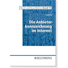 Anbieterkennzeichnung im Internet