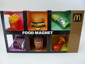マクドナルド　フードマグネットセット【コンプリート全6種】：（数量限定）