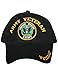 Fox Outdoor US Army Veteran Embroidered Military Branch Logo Baseball Cap Hat Black