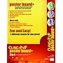 MagnaCard Cling It Up Clear Poster Board, 19 X 24 Inches, 4 Clear Poster Sheets/4 White Poster Board (2 Packs) (30321)