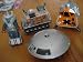 Set of 4 Lost in Space Heavyweight Metal Vehicles Includes Chariot, Robot, Jupiter 2 and Space Pod